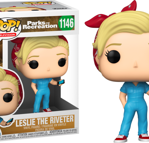 POP TV PARKS & REC LESLIE THE RIVETER VIN FIG