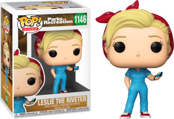 POP TV PARKS & REC LESLIE THE RIVETER VIN FIG