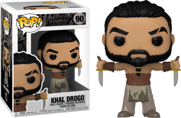 POP GAME OF THRONES KHAL DROGO W/ DAGGERS VINYL FIG