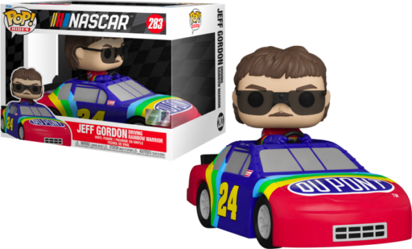 POP RIDES SUPDLX NASCAR JEFF GORDON RAINBOW WARRIOR VIN FIG