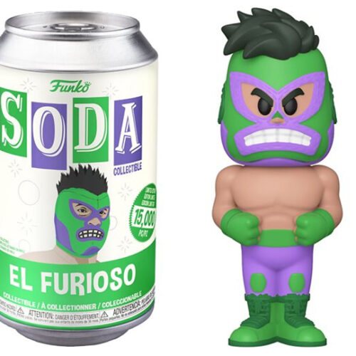 VINYL SODA LUCHADORES HULK W/ METALLIC W/ CHASE