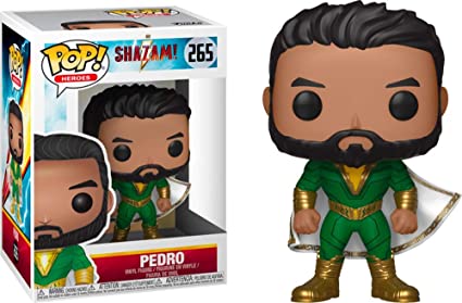 POP HEROES SHAZAM PEDRO VINYL FIG