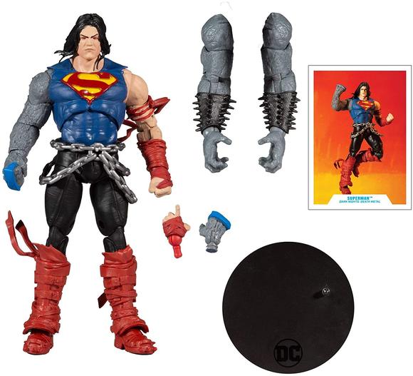 DC COLLECTOR BUILD-A  SUPERMAN 7IN SCALE AF WV4
