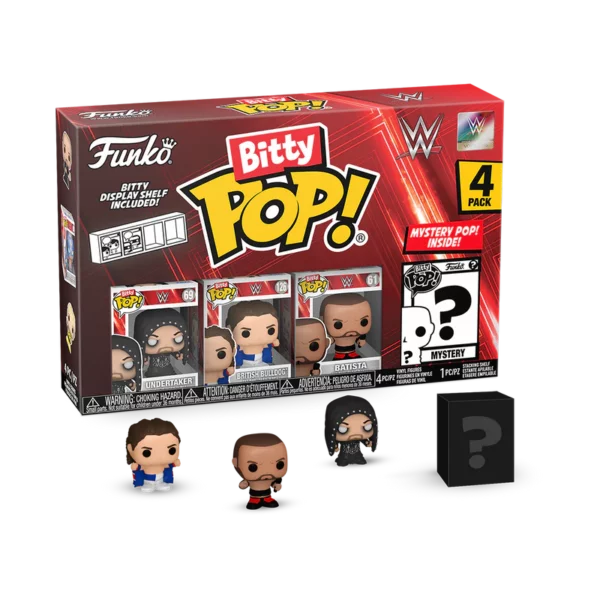 BITTY POP WWE RAZOR RAMON 4PK VINYL FIGURE