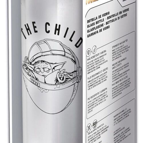 7d309e66c29a2ed1640a889f29600bcc THE CHILD MANDALORIAN LARGE GLASS BOTTLE 1030ML