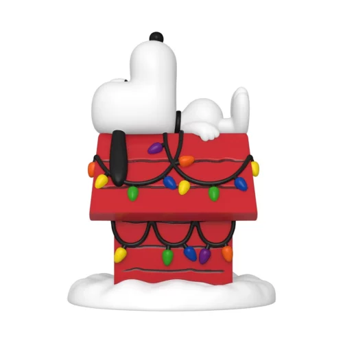 POP DELUXE CHARLIE BROWN CHRISTMAS SNOOPY & DOGHOUSE VIN FIG
