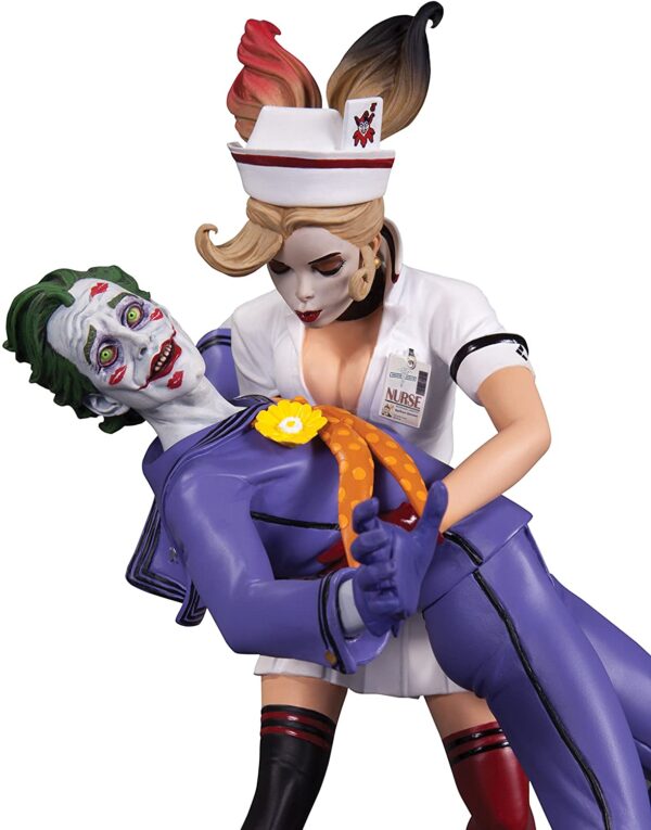 DC Collectibles DC Comics Bombshells: The Joker & Harley Quinn Second Edition Statue