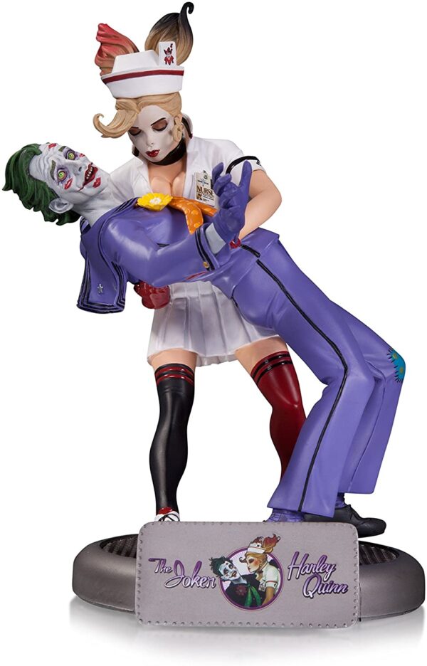 DC Collectibles DC Comics Bombshells: The Joker & Harley Quinn Second Edition Statue