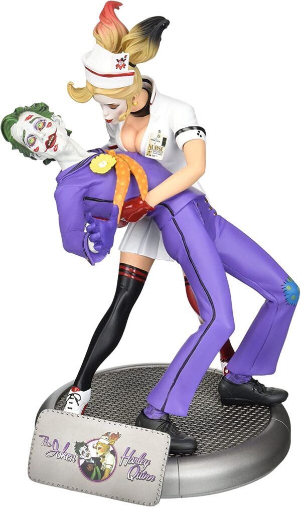 DC Collectibles DC Comics Bombshells: The Joker & Harley Quinn Second Edition Statue