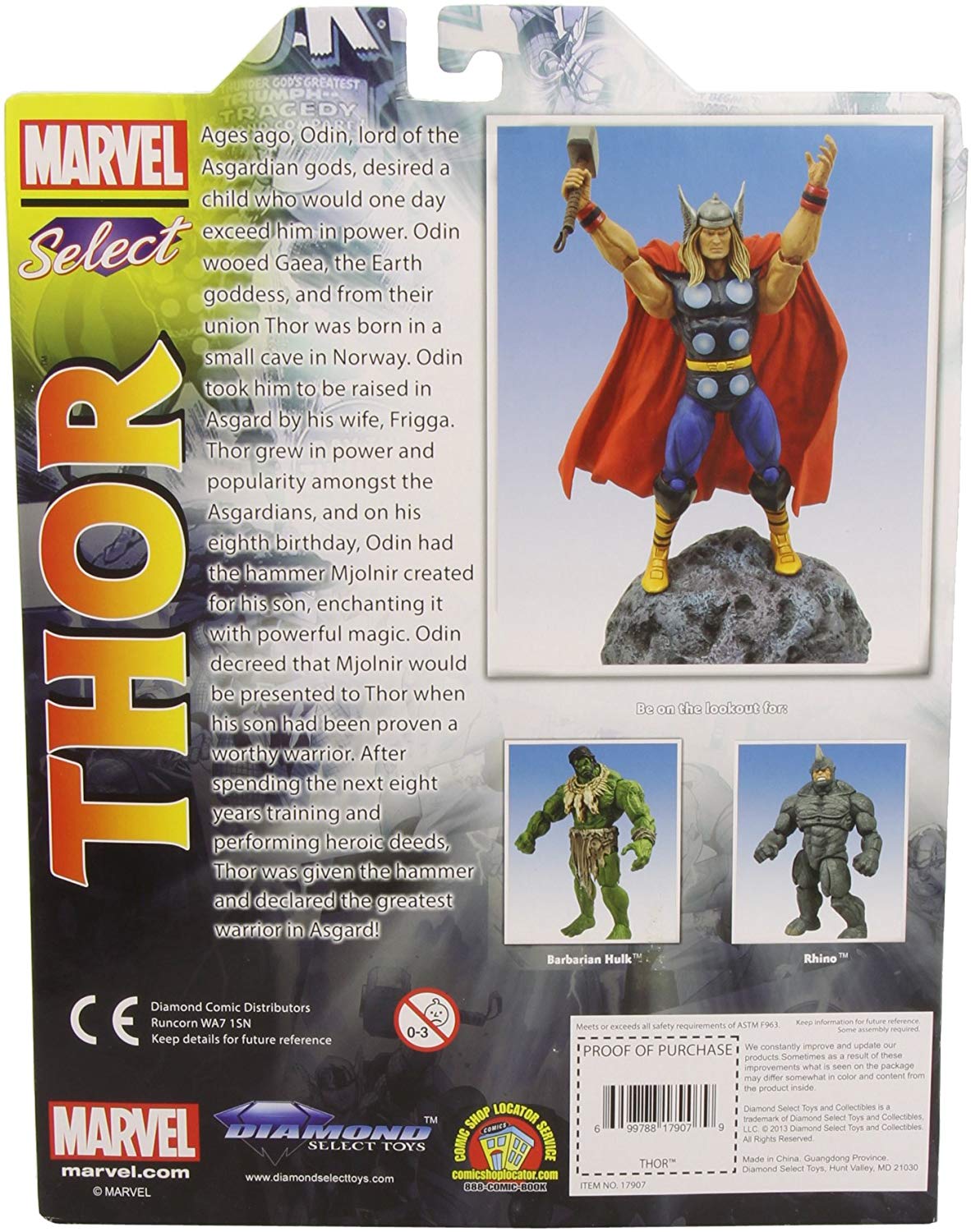 MARVEL SELECT CLASSIC THOR AF