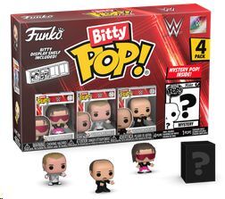 BITTY POP WWE BRET HART 4PK VINYL FIGURE