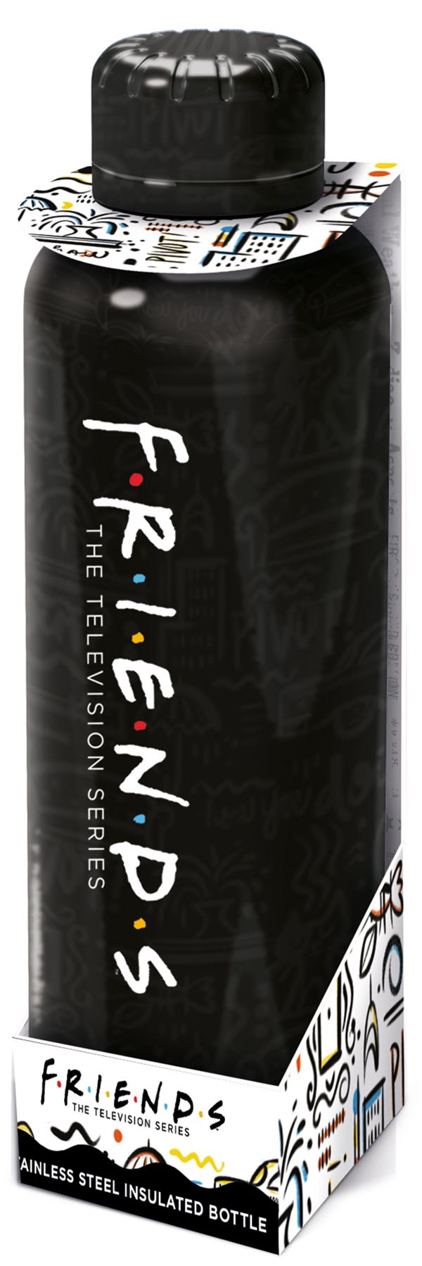 90bb14ddf2a5cd383d9dcedfe2ec9ade FRIENDS INSULATED STAINLESS STEEL BOTTLE 515ML