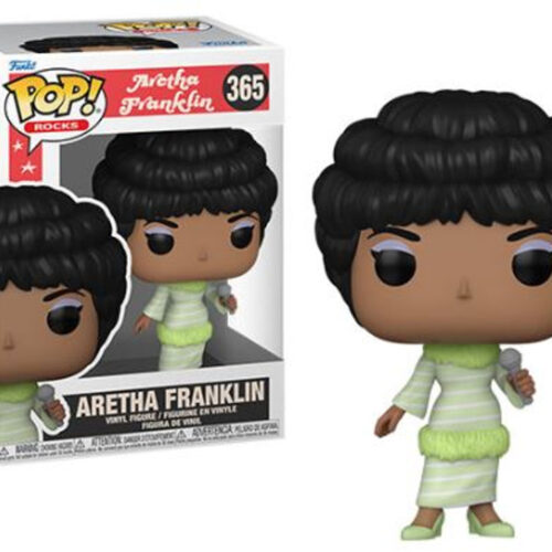 POP ROCKS ARETHA FRANKLIN GREEN DRESS VIN FIG
