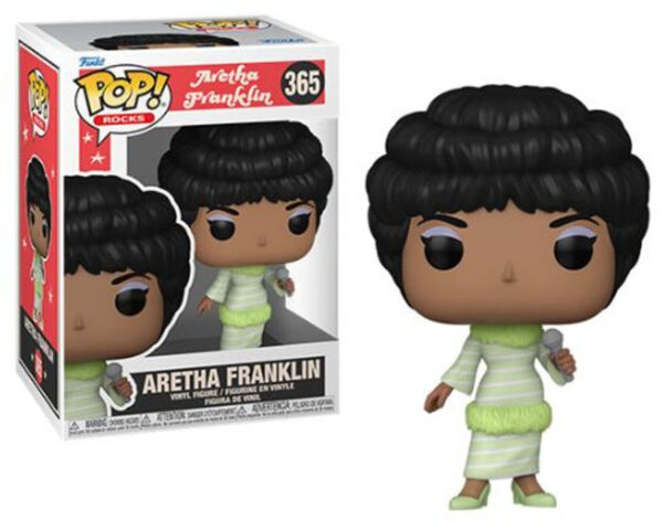 POP ROCKS ARETHA FRANKLIN GREEN DRESS VIN FIG