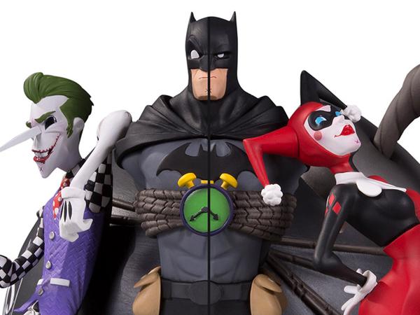 DC GALLERY JOKER & HARLEY QUINN BOOKENDS