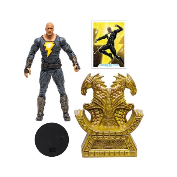 McFarlane Toys DC Multiverse Black Adam w/Throne 7in with Gold Throne Exclusive