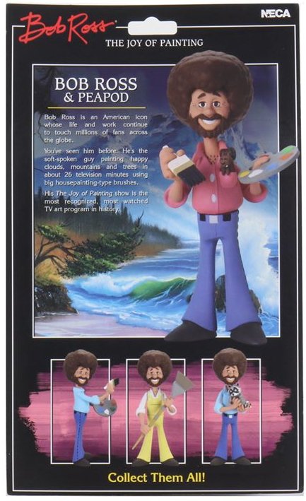 Bob-Ross-02.cec2dae05b708b01c2fb0391af2fdf7a TOONY CLASSICS BOB ROSS WITH PEAPOD 6IN AF