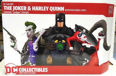 DC GALLERY JOKER & HARLEY QUINN BOOKENDS