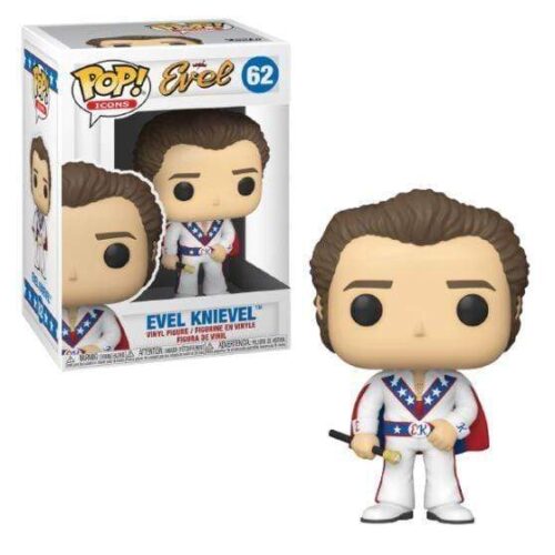 POP ICONS EVEL KNIEVEL W/CAPE  VIN FIG