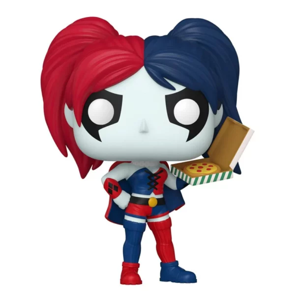 Pop Heroes Harley Quinn With Pizza