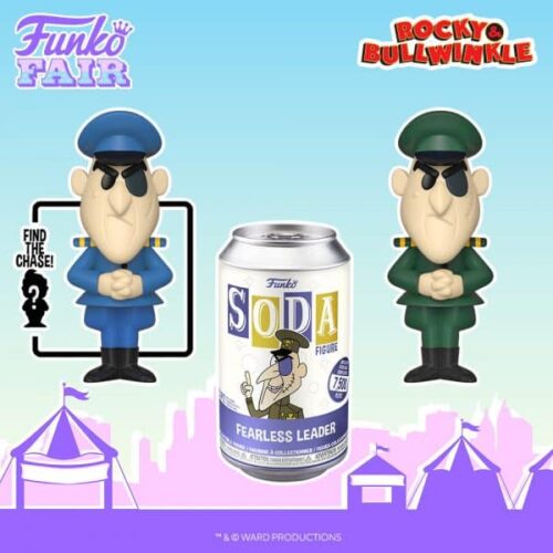VINYL SODA BULLWINKLE FEARLESS LEADER W/ CHASE