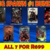 KING-SPAWN-1-ALL-7 KING SPAWN #1 - BUNDLE OF 7