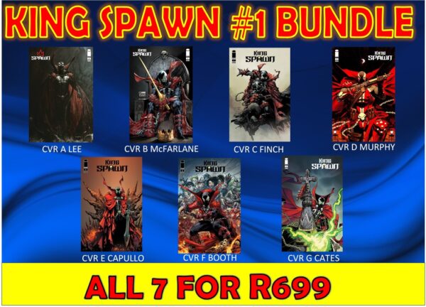 KING-SPAWN-1-ALL-7 KING SPAWN #1 - BUNDLE OF 7