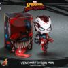 KfYx7Rk Venomized Iron Man Cosbaby (S) Bobble-Head