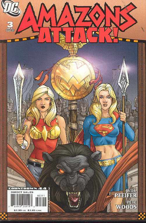 STK340891 AMAZONS ATTACK #1 - #6 ( COMPLETE SET )