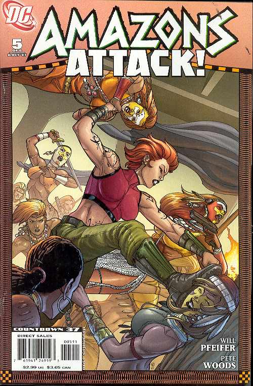 STK345861 AMAZONS ATTACK #1 - #6 ( COMPLETE SET )