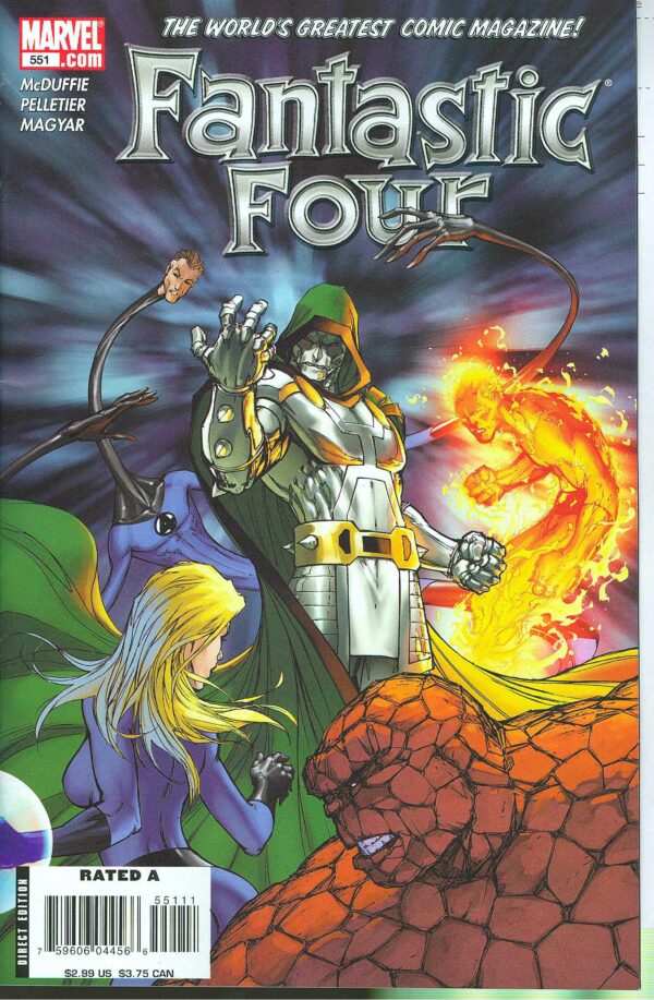 STK350179 FANTASTIC FOUR #550 - #553 ( MICHAEL TURNER SET )