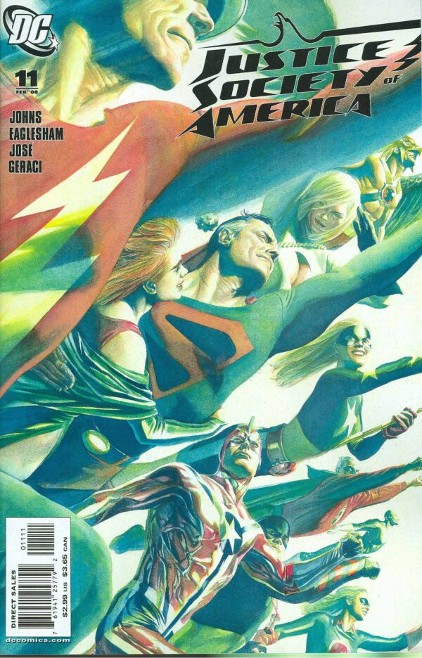 STK355508 JUSTICE SOCIETY OF AMERICA #11 - 17 ( SET )