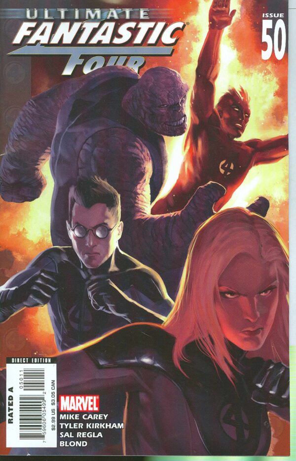 STK356837 ULTIMATE FANTASTIC FOUR #50 - #53 ( COMPLETE SET )