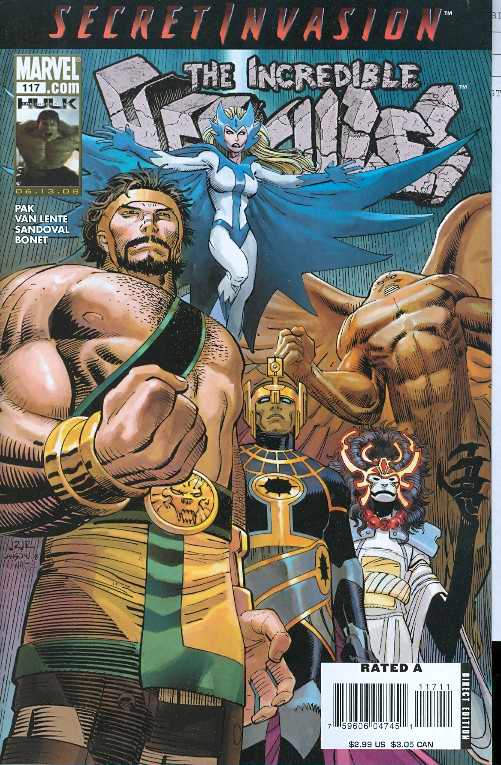 STK365723 INCREDIBLE HERCULES #117 SI - #120 ( COMPLETE SET )