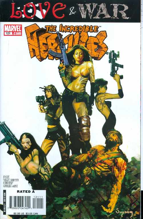 STK375205 INCREDIBLE HERCULES #121 - #125 ( COMPLETE SET )