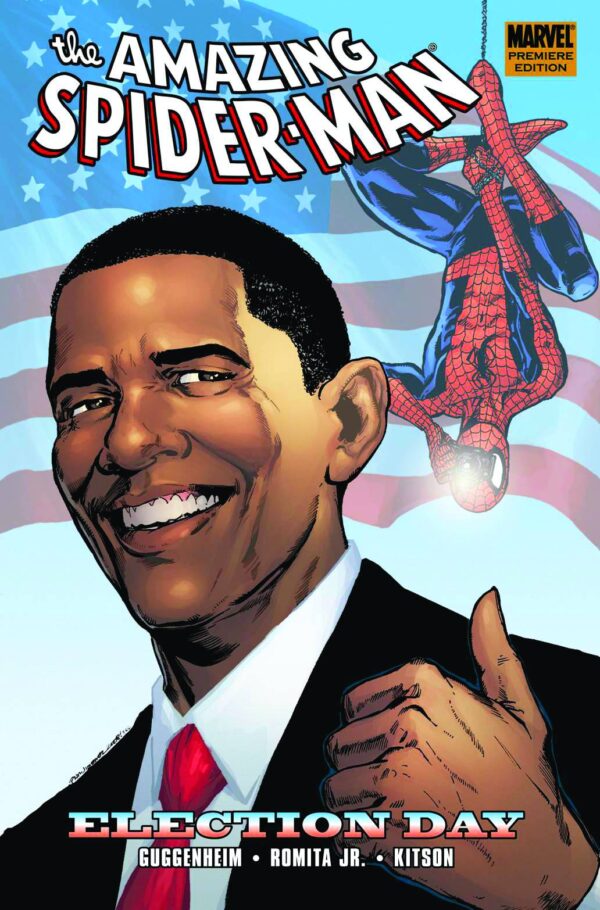 STK387305 SPIDER-MAN ELECTION DAY PREM HC