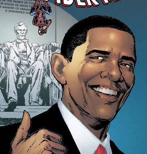 STK392575 AMAZING SPIDER-MAN #583 OBAMA 5TH PTG VAR