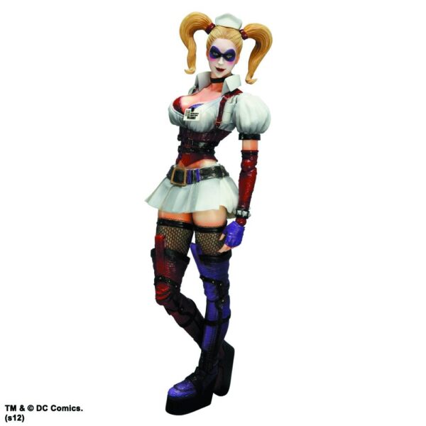 STK465379 BATMAN ARKHAM ASYLUM PLAY ARTS KAI HARLEY QUINN AF