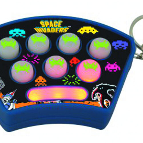 SPACE INVADERS KEYCHAIN GAME