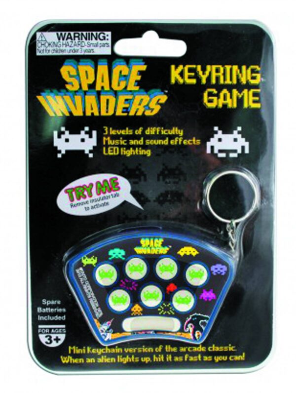 SPACE INVADERS KEYCHAIN GAME