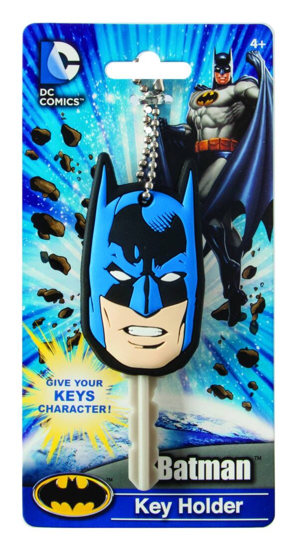 STK626363 BATMAN FACE KEYHOLDER KEYRING
