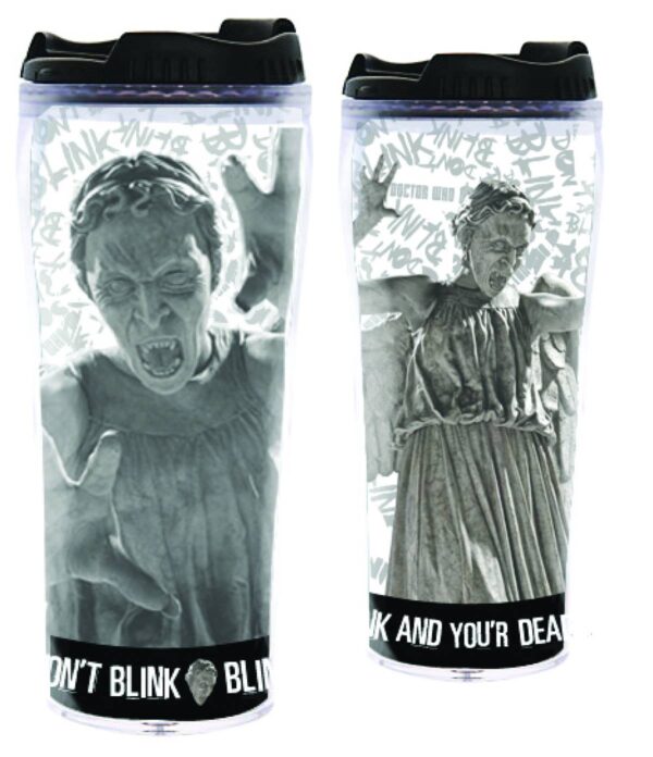 DOCTOR WHO WEEPING ANGEL DONT BLINK FLASK