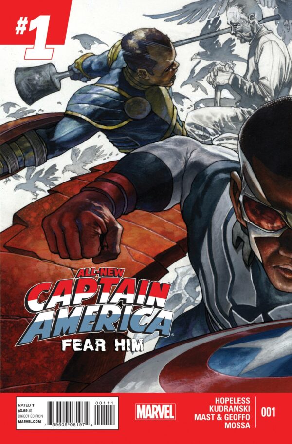 ALL NEW CAPTAIN AMERICA FEAR HIM #1 - #4 ( COMPLETE SET )