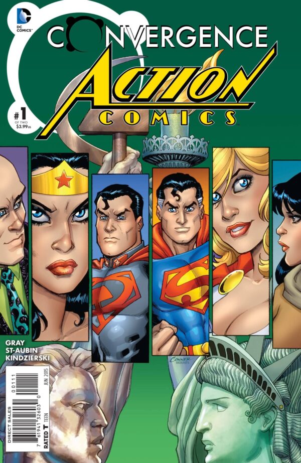 CONVERGENCE ACTION COMICS #1 - #2 ( COMPLETE SET )
