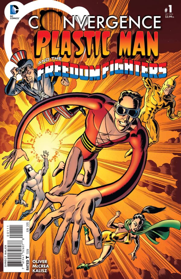 STK668495-scaled CONVERGENCE PLASTIC MAN FREEDOM FIGHTERS #1 - #2 ( COMPLETE SET )