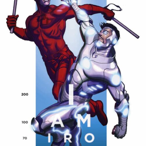 STK668945 SUPERIOR IRON MAN #2 2ND PTG CHOI VAR AXIS