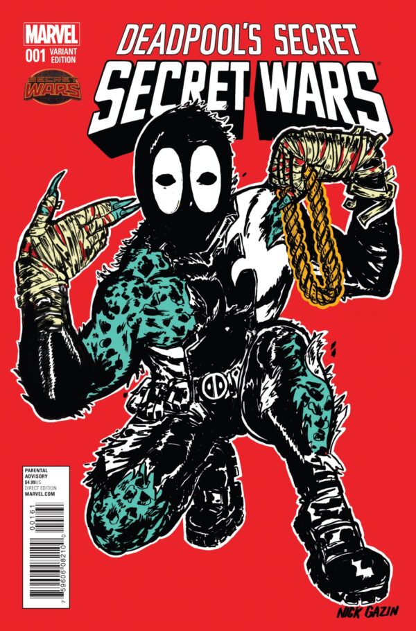 DEADPOOLS SECRET SECRET WARS #1 (OF 4) GAZIN VAR SWA