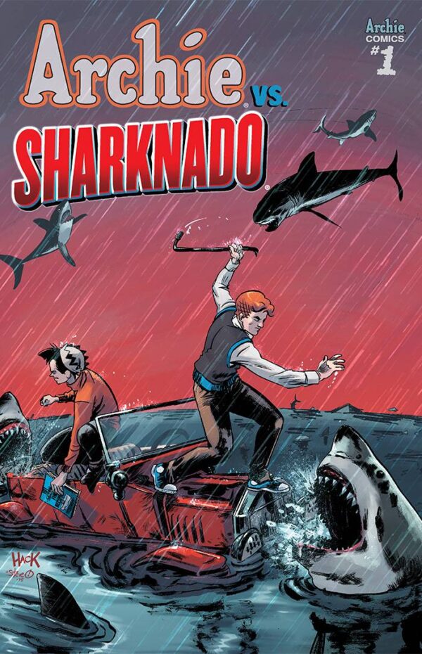 STK676008 ARCHIE VS SHARKNADO ONE SHOT HACK VAR CVR