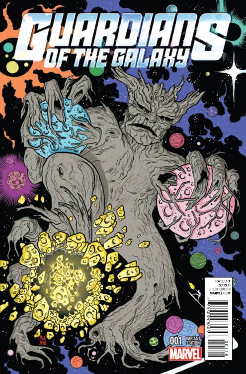 GUARDIANS OF GALAXY #1 ALLRED KIRBY MONSTER VAR