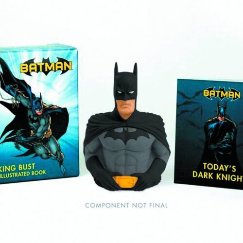 STK688357 BATMAN TALKING BUST & ILLUS BOOK KIT